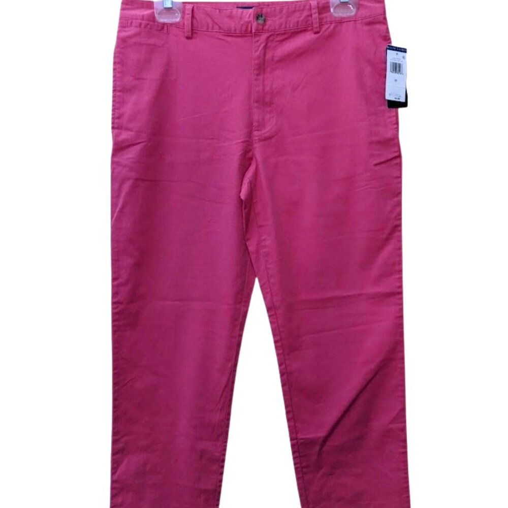 Polo Ralph Lauren Pants 20 Stretch Coral Pink Cotton Pants Chino NWT $44.99